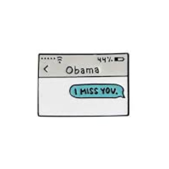 Jewelry - 5/$20 Obama I Miss You Enamel Pin